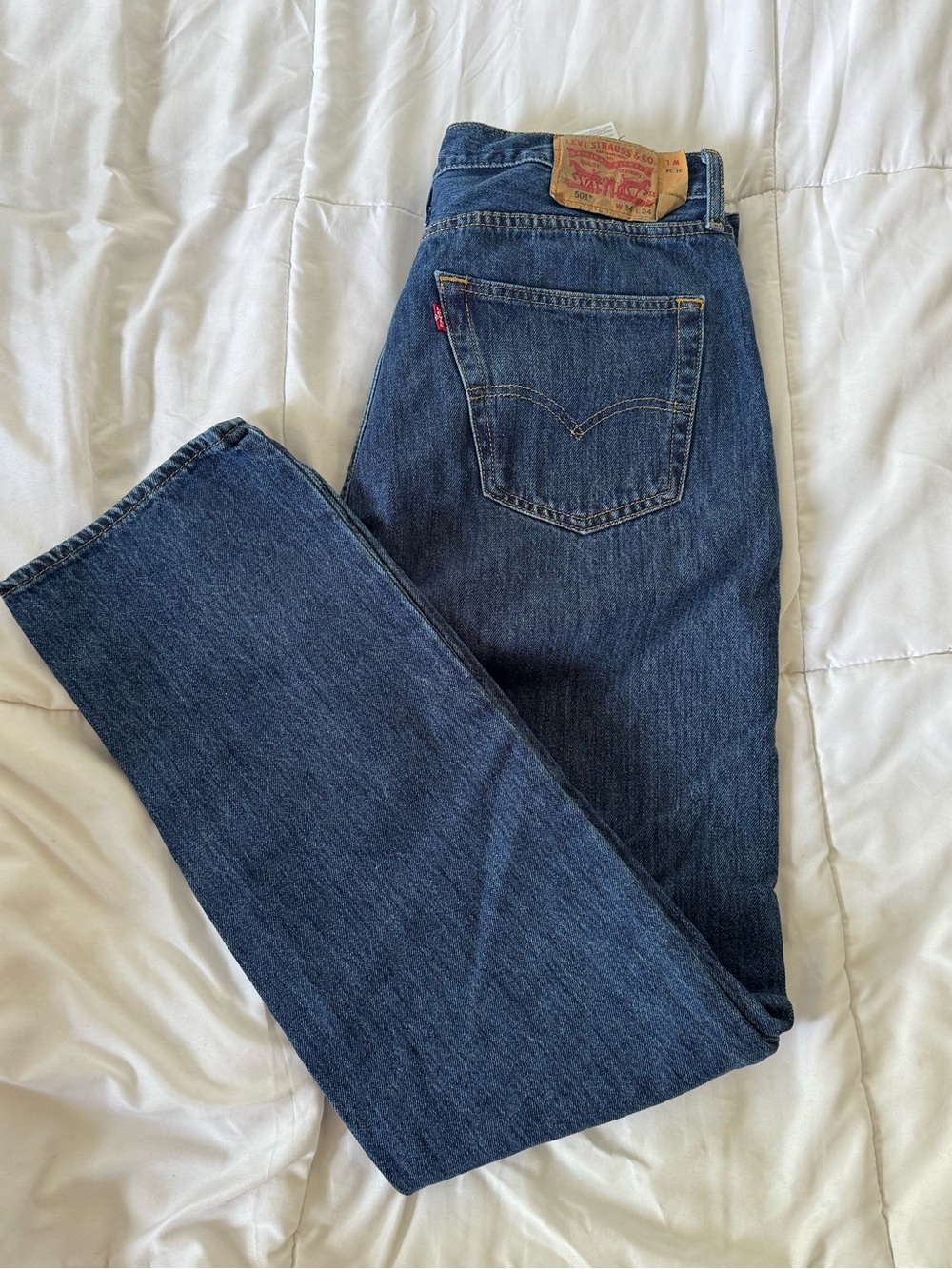 Levi's 501 Men's Classic Straight Blue Jeans size 34x34